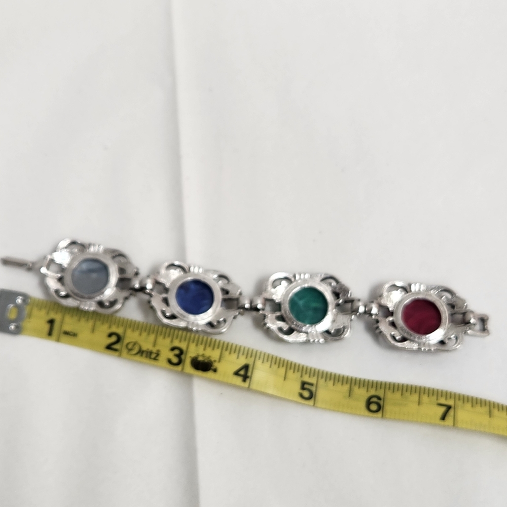 Vintage Retro CHUNKY silver Bracelet 😍 - Picture 4 of 7